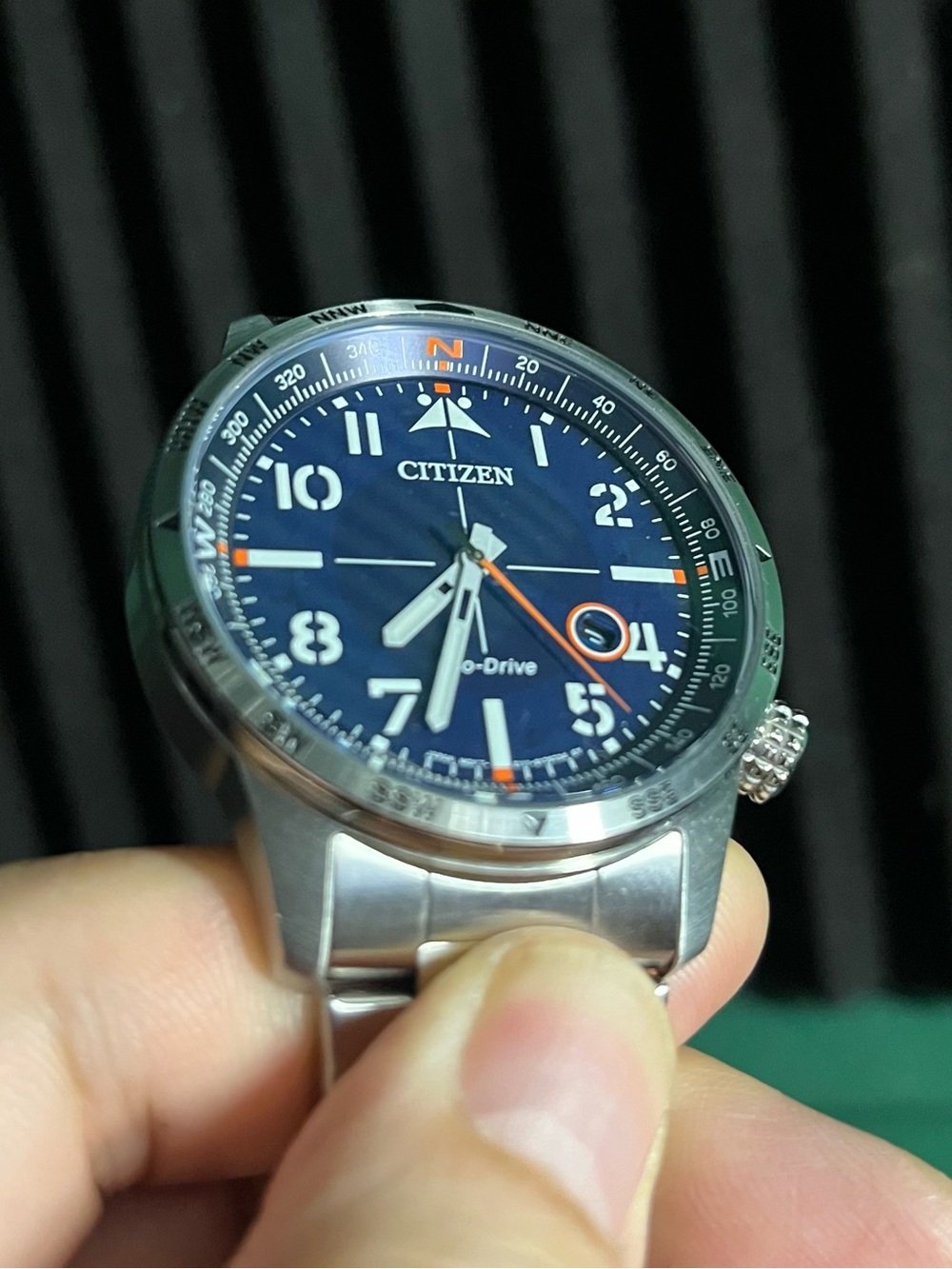 Citizen Eco-Drive Weekender Blue Dial Watch BM7550-52L - Picture 3 of 10